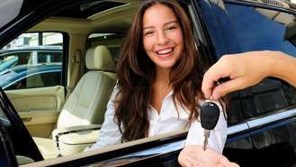 Woman In Station Wagon