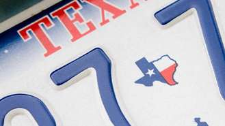 Texas License Plate