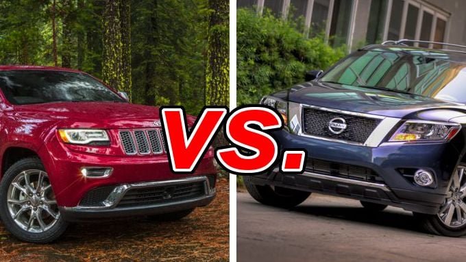 Nissan pathfinder vs jeep grand cherokee #8