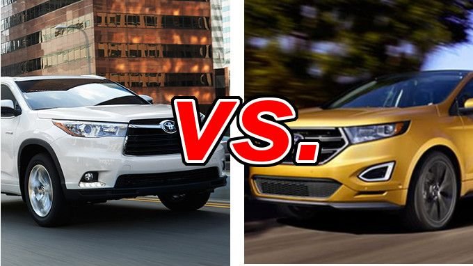 Ford Edge Vs Ford Escape >> Toyota Highlander vs. Ford Edge - CarsDirect Ford Edge Vs Ford Escape >> Toyota Highlander vs. Ford Edge - CarsDirect