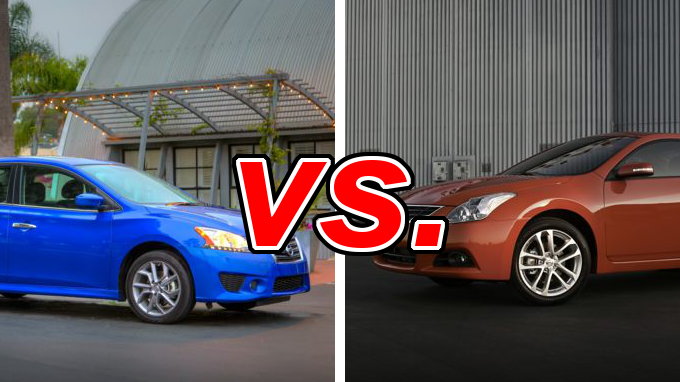 Nissan sentra vs altima comparison
