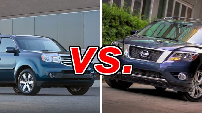 Nissan pathfinder compared to honda pilot #5