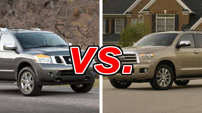 Comparison between nissan armada and toyota sequoia #7