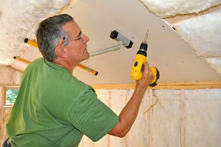 How To Patch Drywall On The Ceiling
