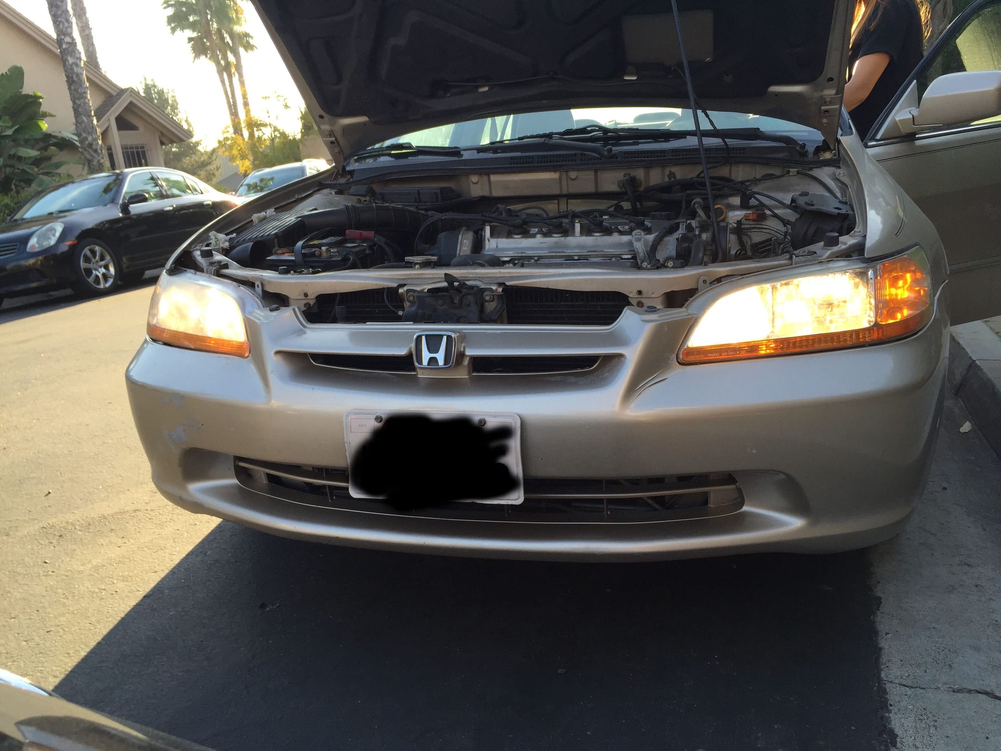 99 Honda accord headlights not working