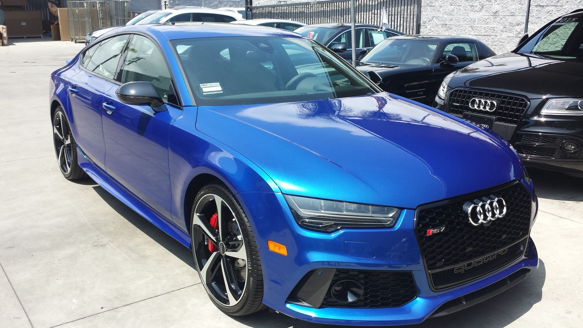 Audi rs7 Sepang Blue