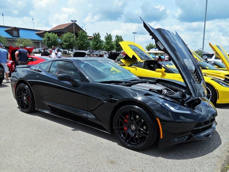 C7s at an All Corvette Show in Norman Oklahoma, June 21, 2014