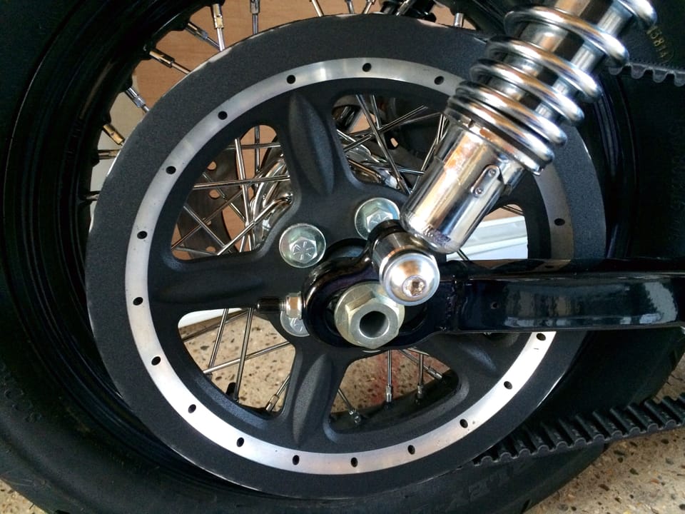 Rubbing - Rear Sprocket/Pulley Outer Edge - The Sportster and 