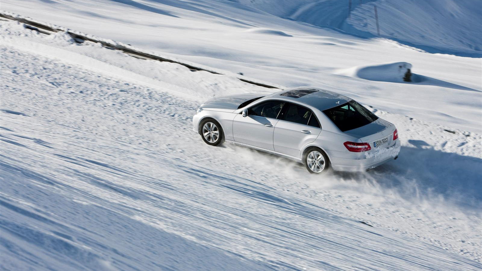 Mercedes-Benz c-class зимой