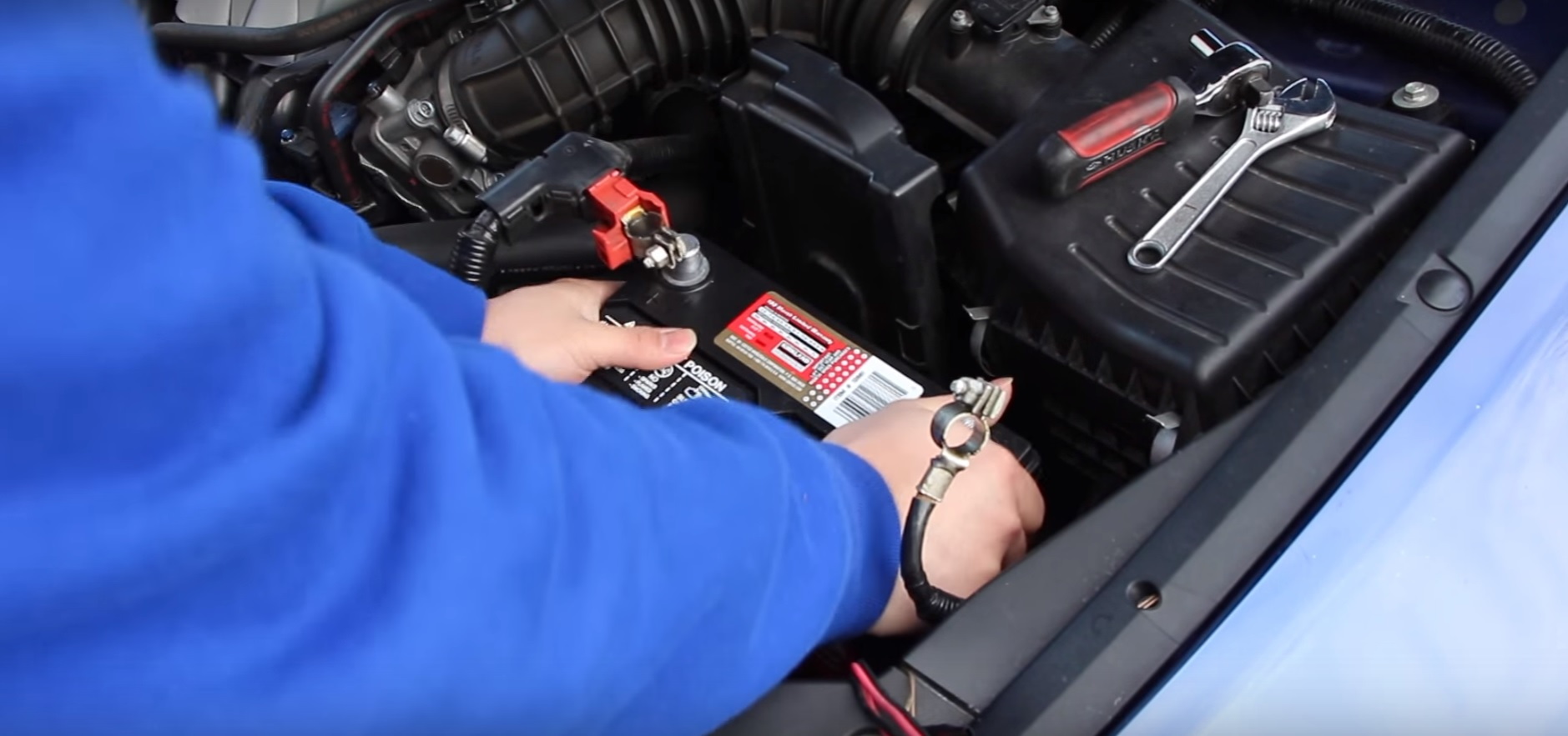 acura tsx how to replace remove change battery diy instructions