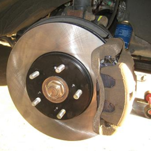 ACURA RDX BRAKE PAD ROTOR CALIPER FLUID HOW TO CHANGE REMOVE REPLACE