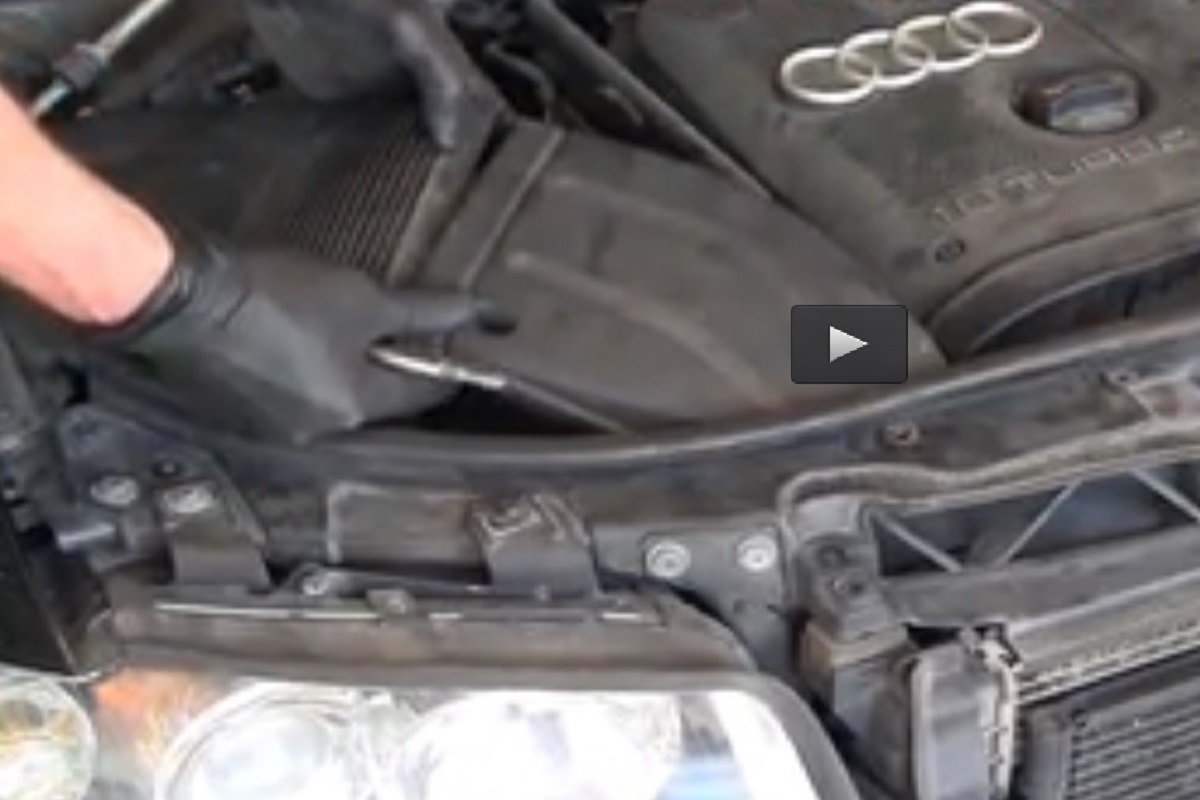 audi a3 headlight bulb remove change replace how to