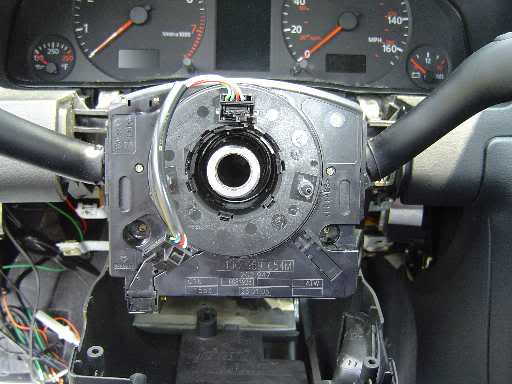 Installing new steering wheel with Tiptronic