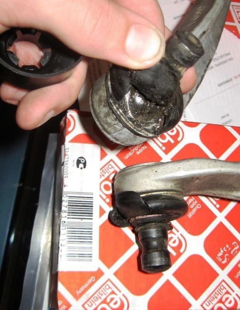 Example of bad ball joint