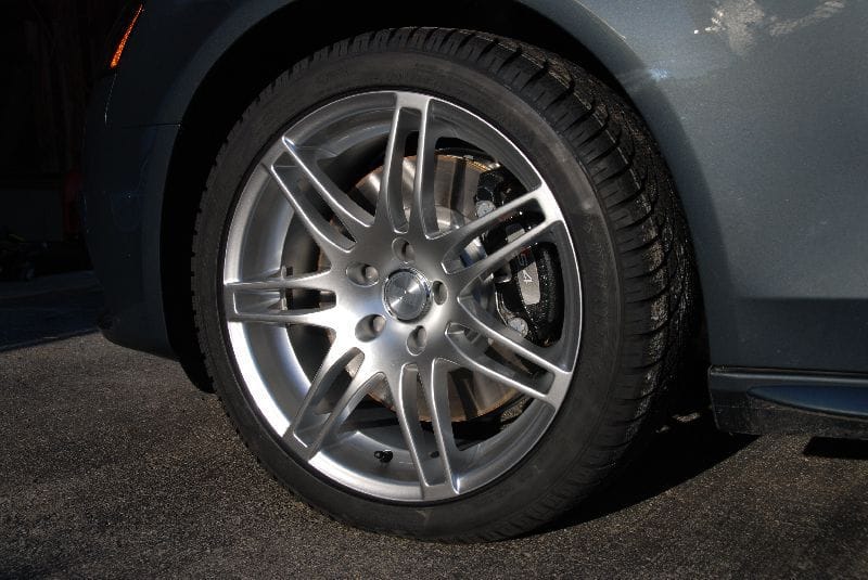 Dunlop tire on Audi