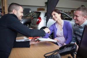 closing a car deal, buying a car