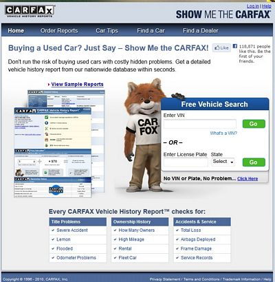 Carfax Goes Mobile