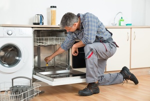 Dishwasher installation.