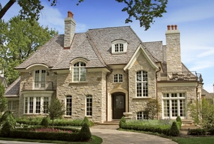 A home with cedar shingles.