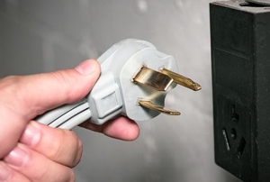 three pronged drier plug