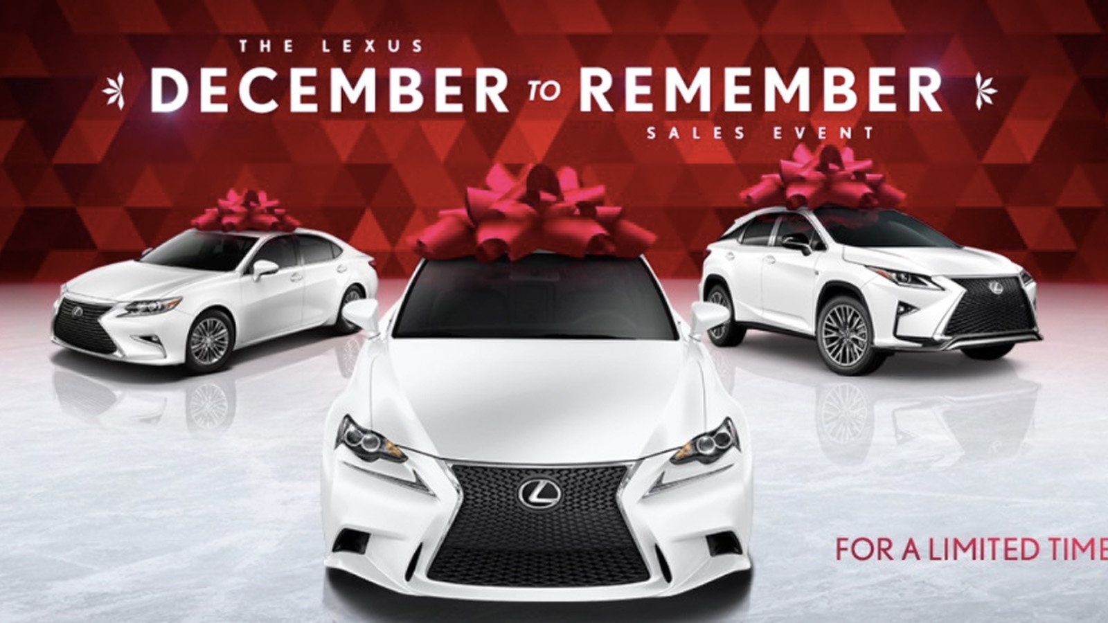 Lexus “December to Remember” Car Bow – King Size Bows