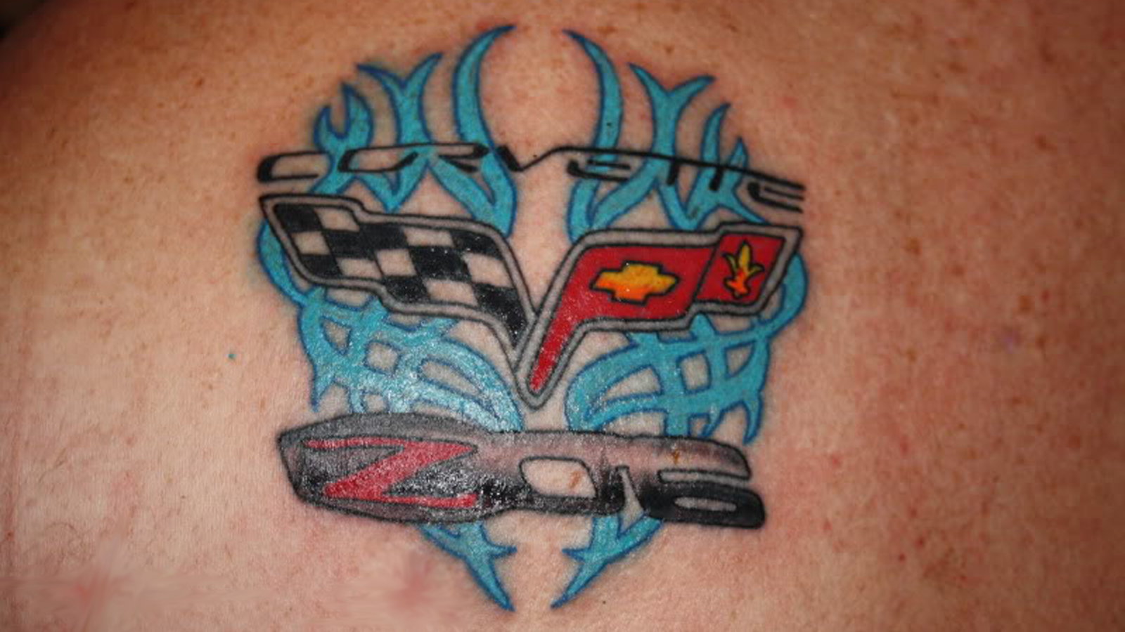 a tattoo of delorean from back to the future, | Stable Diffusion