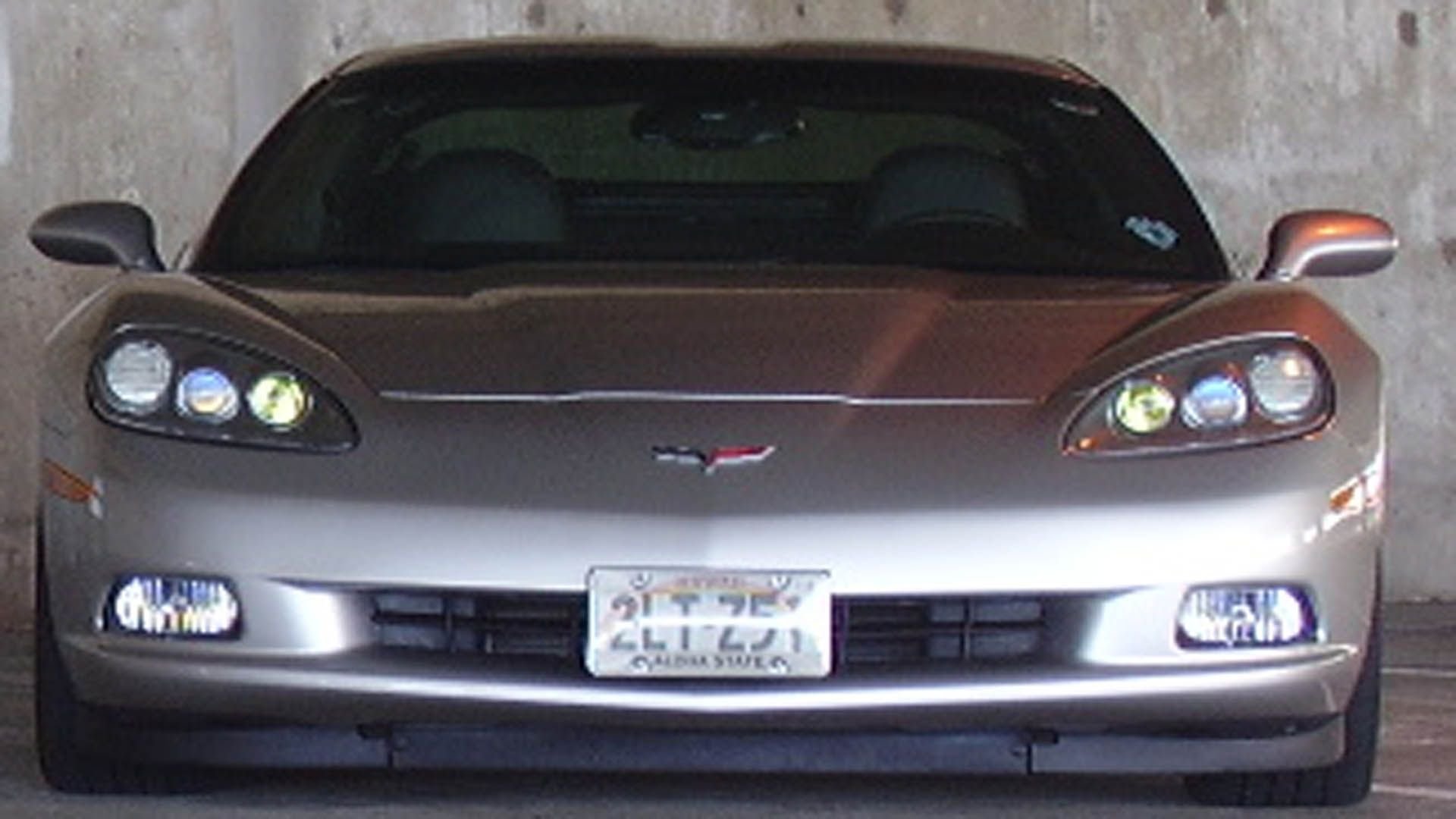 Corvette: How to Install Front License Plate Bracket ...