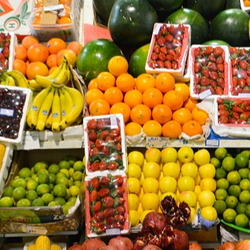 fresh fruit display