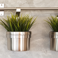 metal can planters