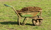 Manure in a wheelbarrow