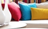 colorful throw pillows
