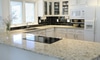 countertops in a white kitchen