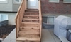 How to Whitewash Wooden Stairs