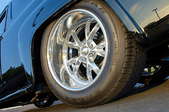 closeup of a tire