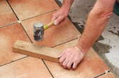 tiling a concrete floor