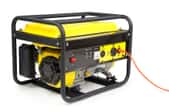 A portable electric generator on a white background.