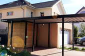 carport attached to a home
