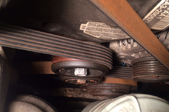 Serpentine belt in an engine