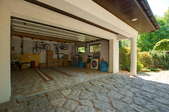 A garage floor tile.
