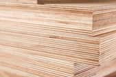 Stack of plywood sheets