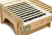 a disposable bamboo grill