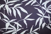 A blue and white tropical wallpaper.