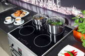 An electric cooktop.