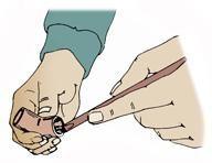 Rub flux into the cleaned fittings. 