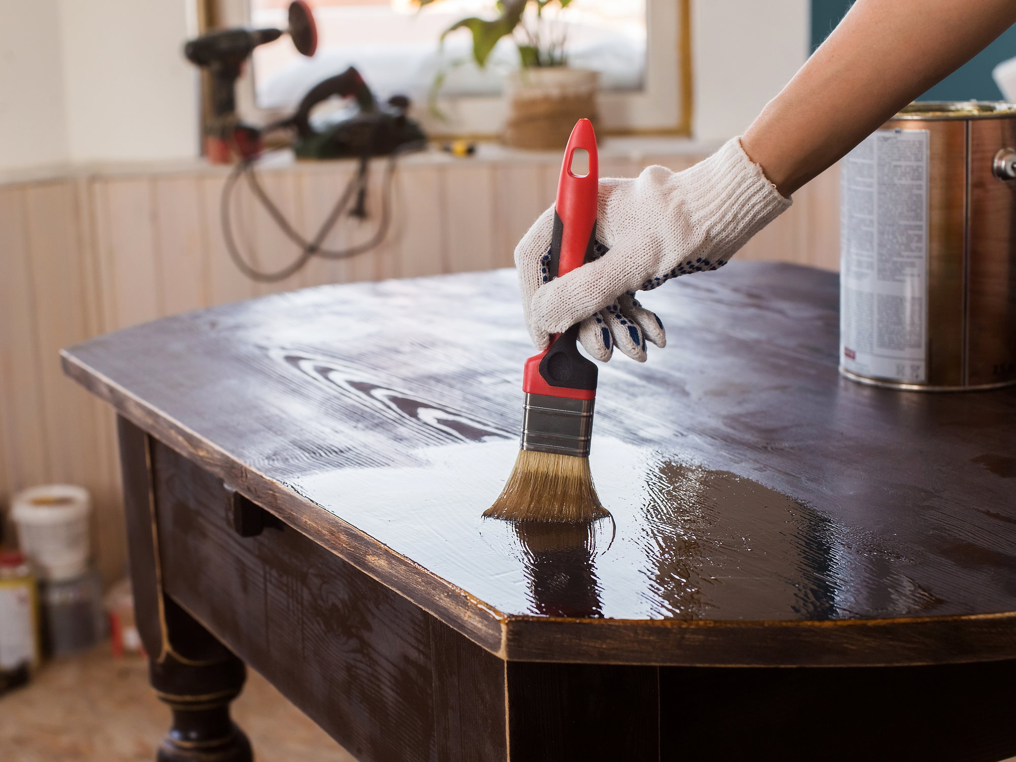 How to repair water stains on a mahogany table