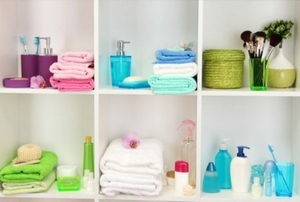 bathroom shelf