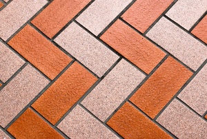 A quarry tile floor.