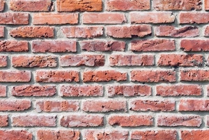 red brick wall