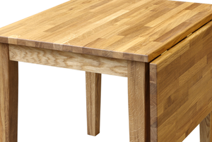 small folding leaf table made from wood