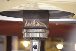 A patio heater.